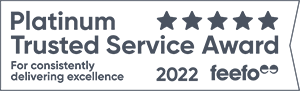 Feefo Platinum Customer Service Award 2022