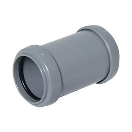 A Push-Fit Waste Pipe Coupler.