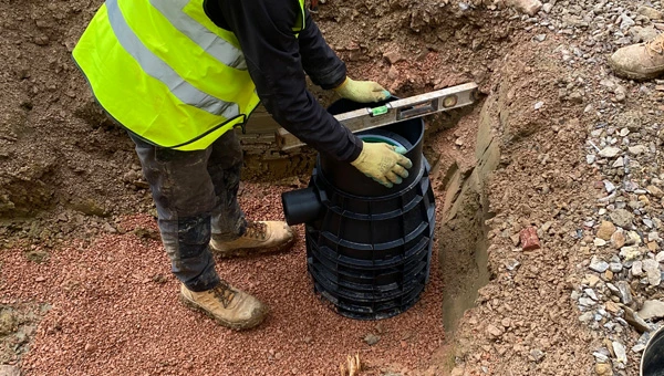 An AXEDO Yard Gully Installed.