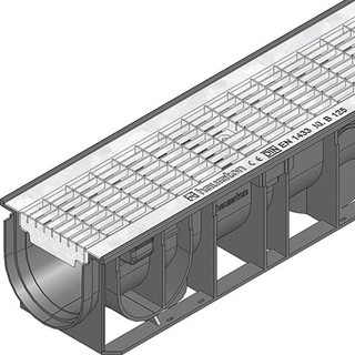 Hauraton TOP X channel drain length.