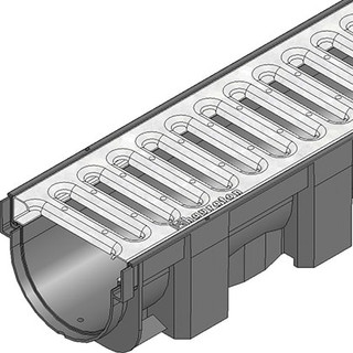 Hauraton TOP X channel drain length.