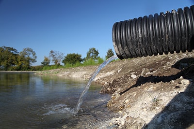 Channel drain installed.