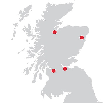 Map of Scotland