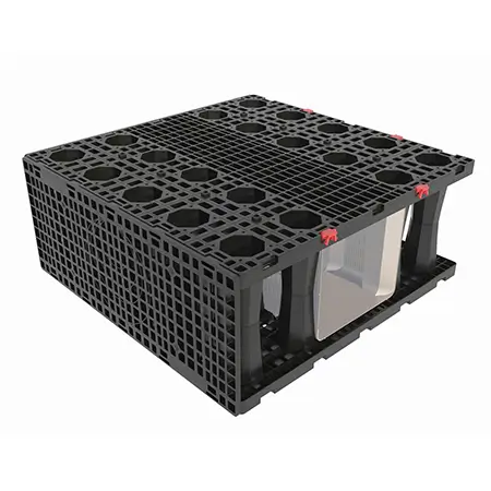 A RAINBOX C+ crate.