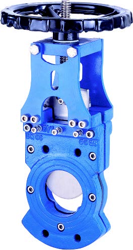 Knife gate valve.