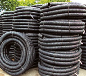 Land drain coils